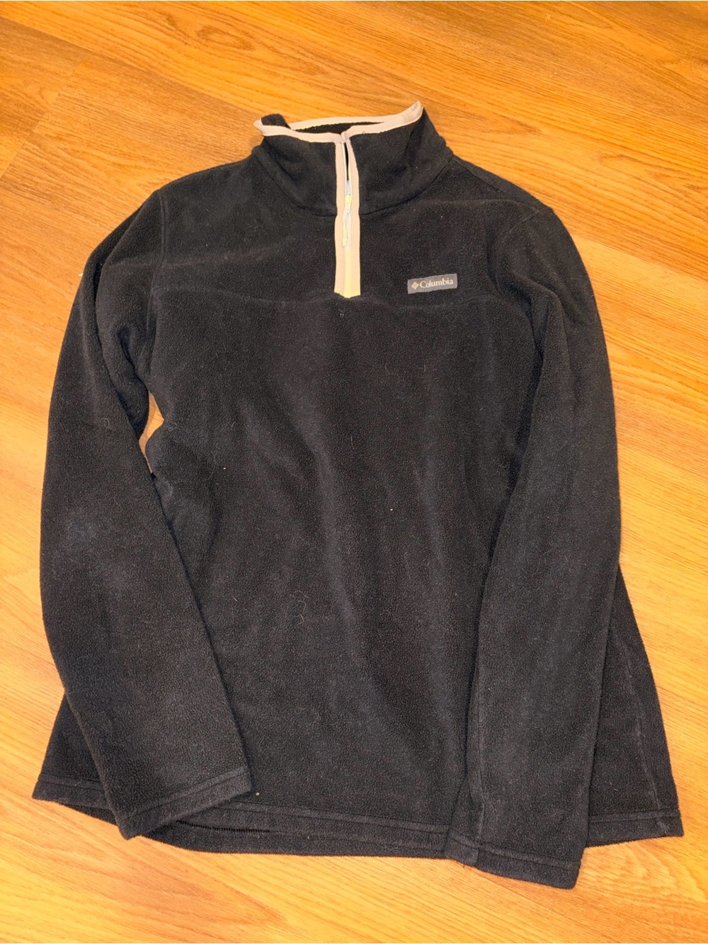 Columbia Black Quarter-Zip Fleece Pullover